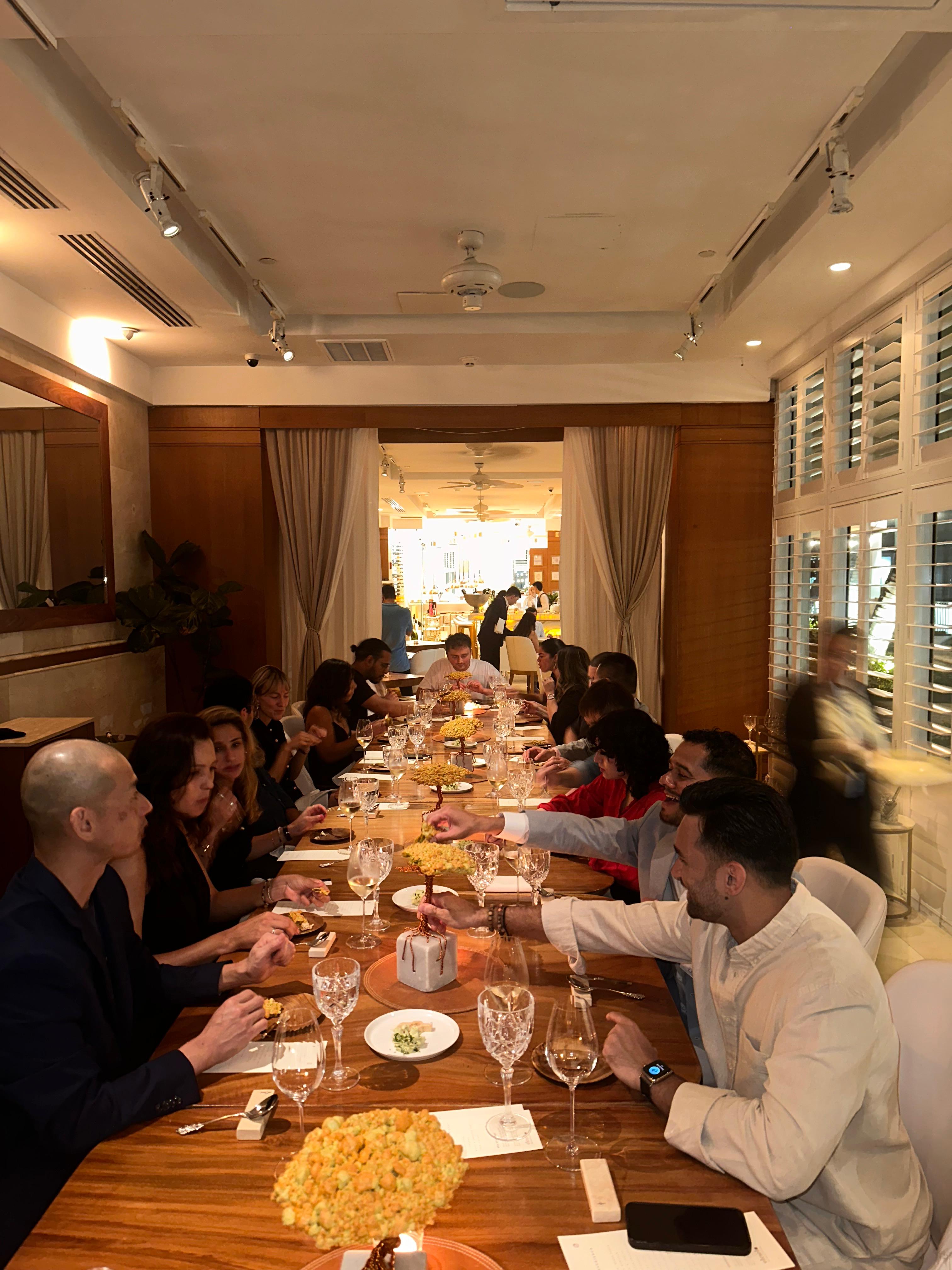 Guests arriving at The Michelin Experience