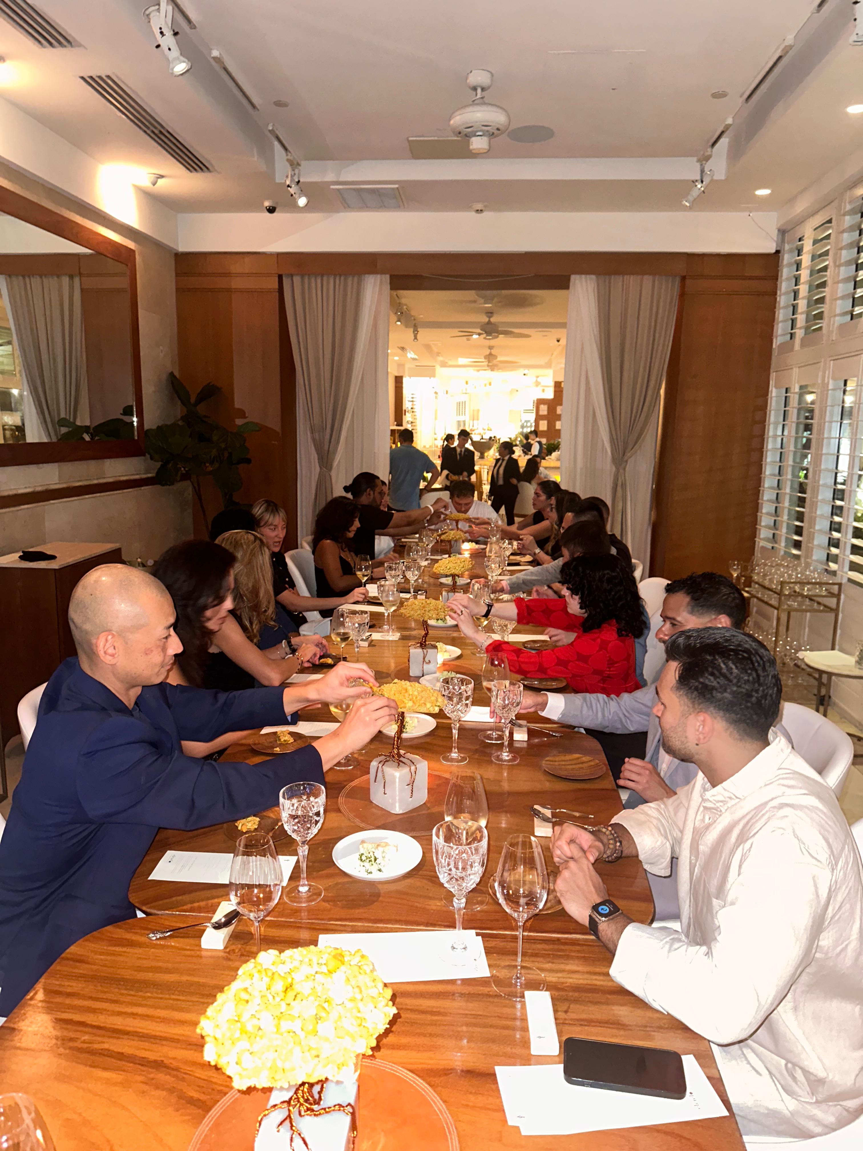 Cocktail reception at The Michelin Experience