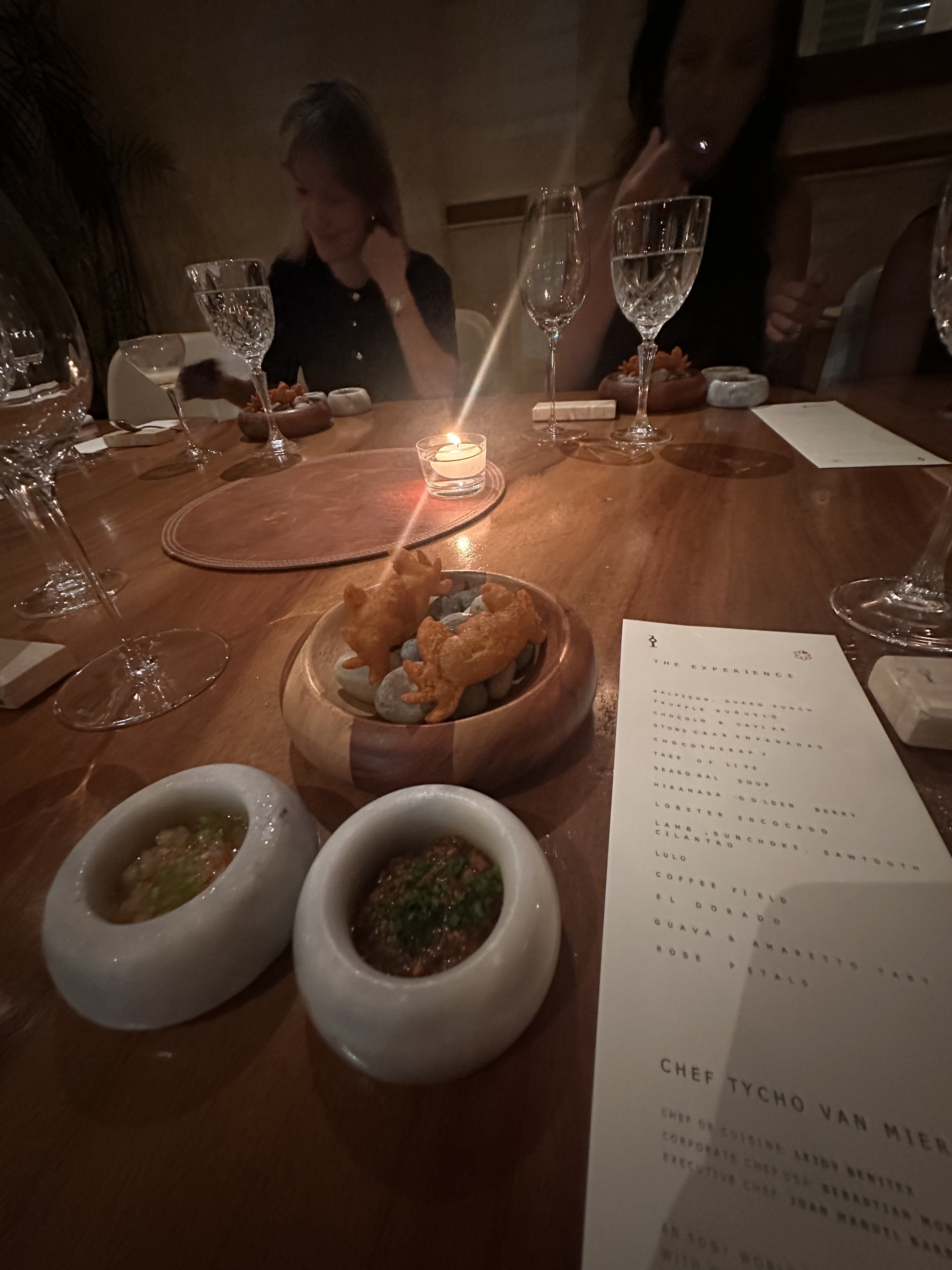 Signature dishes at The Michelin Experience